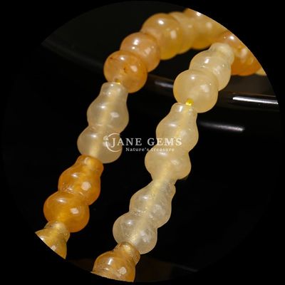 Hình dạng quả bầu Hạt đá quý pha lê Bình hình dạng Dây hạt lỏng lẻo để làm đồ trang sức DIY