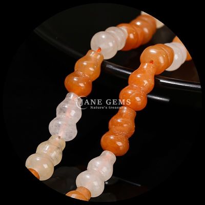 Hình dạng quả bầu Hạt đá quý pha lê Bình hình dạng Dây hạt lỏng lẻo để làm đồ trang sức DIY