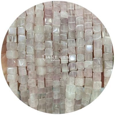 Đá ngọc kim tự nhiên bán lẻ hình vuông hạt cube lỏng đá hạt phụ kiện cube hạt spacers cho đồ trang sức