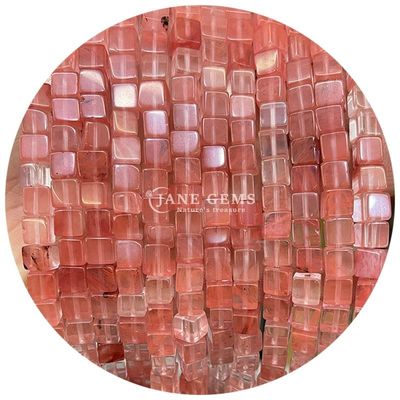Đá ngọc kim tự nhiên bán lẻ hình vuông hạt cube lỏng đá hạt phụ kiện cube hạt spacers cho đồ trang sức