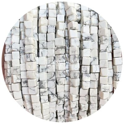 Đá ngọc kim tự nhiên bán lẻ hình vuông hạt cube lỏng đá hạt phụ kiện cube hạt spacers cho đồ trang sức