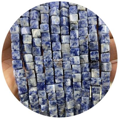 Đá ngọc kim tự nhiên bán lẻ hình vuông hạt cube lỏng đá hạt phụ kiện cube hạt spacers cho đồ trang sức