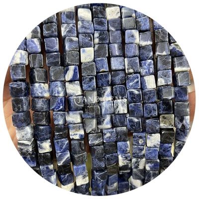 Đá ngọc kim tự nhiên bán lẻ hình vuông hạt cube lỏng đá hạt phụ kiện cube hạt spacers cho đồ trang sức