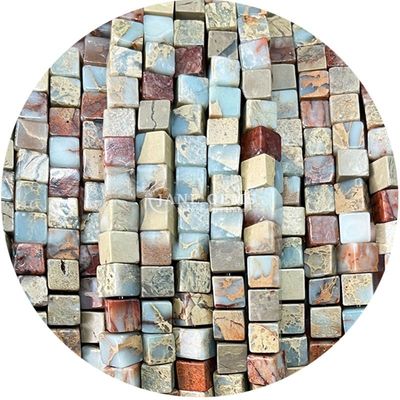 Đá ngọc kim tự nhiên bán lẻ hình vuông hạt cube lỏng đá hạt phụ kiện cube hạt spacers cho đồ trang sức