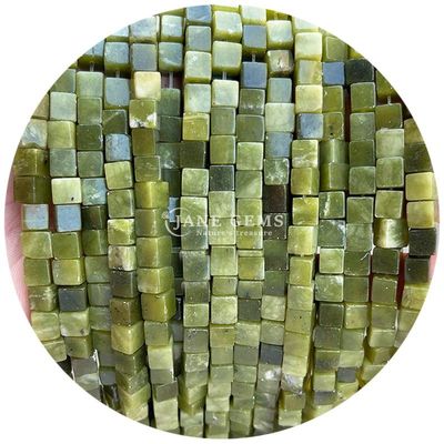 Đá ngọc kim tự nhiên bán lẻ hình vuông hạt cube lỏng đá hạt phụ kiện cube hạt spacers cho đồ trang sức