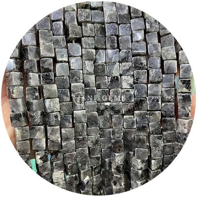 Đá ngọc kim tự nhiên bán lẻ hình vuông hạt cube lỏng đá hạt phụ kiện cube hạt spacers cho đồ trang sức