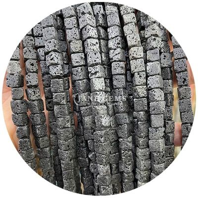 Đá ngọc kim tự nhiên bán lẻ hình vuông hạt cube lỏng đá hạt phụ kiện cube hạt spacers cho đồ trang sức
