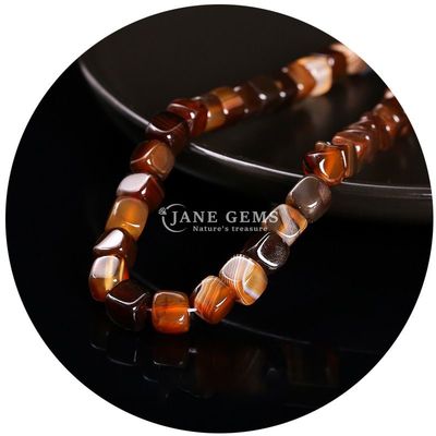 Đá ngọc thiên nhiên kim cương bán buôn Quadrat Agate Beads Cube Loose Turquoise Bead Accessories Spacers for Jewelry Making