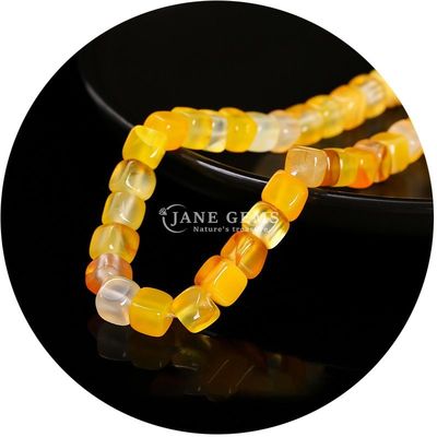 Đá ngọc thiên nhiên kim cương bán buôn Quadrat Agate Beads Cube Loose Turquoise Bead Accessories Spacers for Jewelry Making