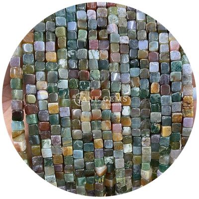 Đá ngọc thiên nhiên kim cương bán buôn Quadrat Agate Beads Cube Loose Turquoise Bead Accessories Spacers for Jewelry Making