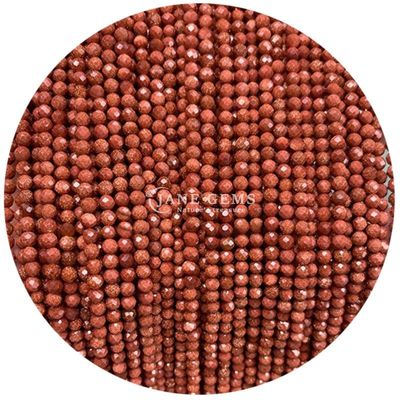 Ngọc quý hạt tinh thể tự nhiên hình tròn hình dạng màu xanh lá cây nhỏ đá cát Labradorite dây đeo đeo tay