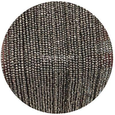 Ngọc quý hạt tinh thể tự nhiên hình tròn hình dạng màu xanh lá cây nhỏ đá cát Labradorite dây đeo đeo tay