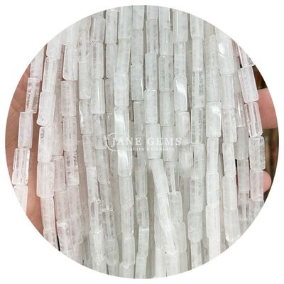 Đá quý tinh thể tự nhiên bán buôn hình chữ nhật hình khối hạt đá lỏng phụ kiện hạt khối hạt hình khối phân cách cho đồ trang sức