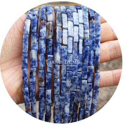 Đá quý tinh thể tự nhiên bán buôn hình chữ nhật hình khối hạt đá lỏng phụ kiện hạt khối hạt hình khối phân cách cho đồ trang sức