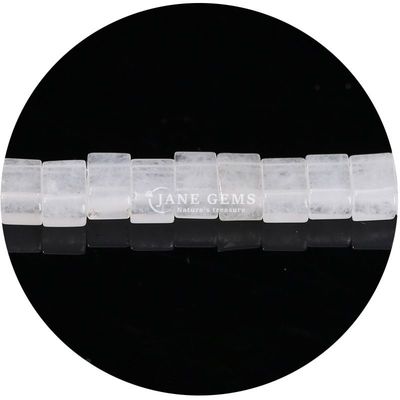 Đá ngọc kim cương tự nhiên bán buôn mặt bằng hình chữ nhật hạt đá lỏng phụ kiện hạt đá mặt bằng khoảng cách cho đồ trang sức