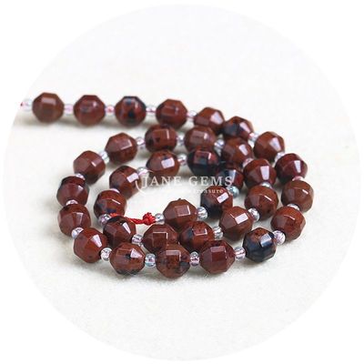 Đá kim tự nhiên bán buôn đá quý hình ô liu hạt mặt mặt đá lỏng phụ kiện hạt Rhombus Bead Spacer