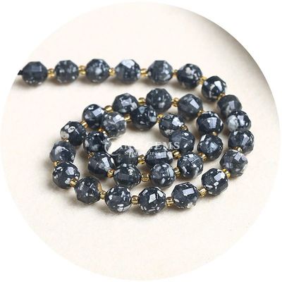 Đá kim tự nhiên bán buôn đá quý hình ô liu hạt mặt mặt đá lỏng phụ kiện hạt Rhombus Bead Spacer