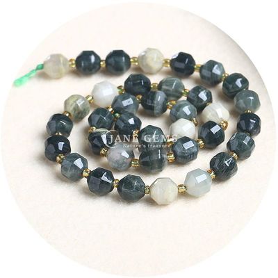 Đá kim tự nhiên bán buôn đá quý hình ô liu hạt mặt mặt đá lỏng phụ kiện hạt Rhombus Bead Spacer