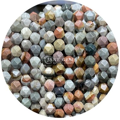 Hàng hóa bán buôn đá quý tinh thể tự nhiên mặt đinh mặt đinh mặt đinh đá lỏng phụ kiện đinh Rhombus Bead Spacer cho đồ trang sức