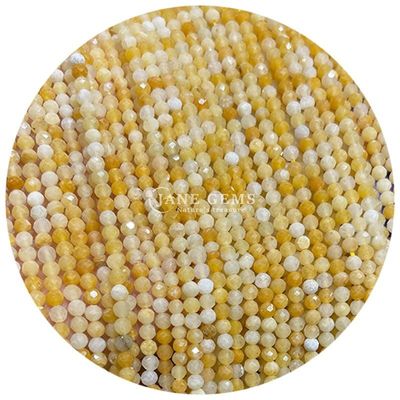 Ngọc quý hạt tinh thể tự nhiên hình tròn hình mặt nhỏ topaz đỏ Aventurine lỏng hạt dây đeo đeo tay