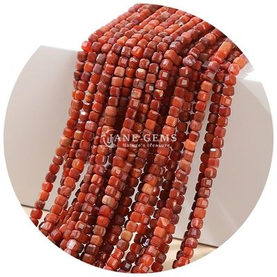 Đá kim cương tự nhiên bán buôn hạt lỏng hình vuông hạt lỏng hình khối Amethyst Tourmaline Tiger Eye Bead cho đồ trang sức