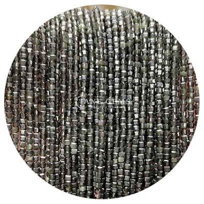 Đá kim cương tự nhiên bán buôn hạt lỏng hình vuông hạt lỏng hình khối Amethyst Tourmaline Tiger Eye Bead cho đồ trang sức