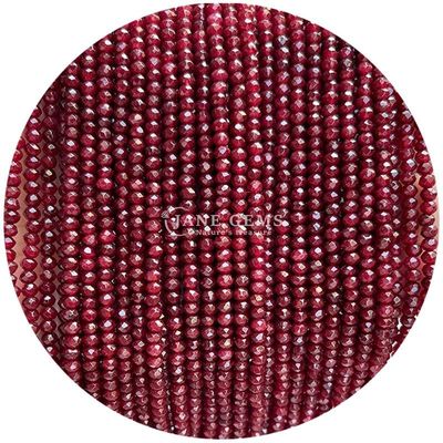 Các loại khác nhau của đá quý Chalcedony hạt tinh thể tự nhiên hình dạng Abacus hình dạng hạt nhỏ lỏng lẻo cho vòng đeo tay