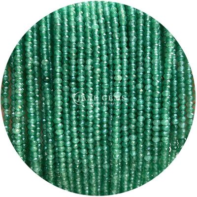 Các loại khác nhau của đá quý Chalcedony hạt tinh thể tự nhiên hình dạng Abacus hình dạng hạt nhỏ lỏng lẻo cho vòng đeo tay