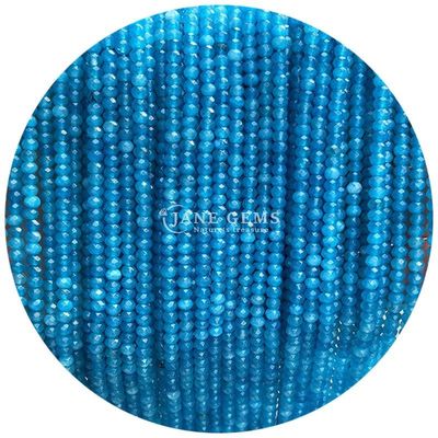 Các loại khác nhau của đá quý Chalcedony hạt tinh thể tự nhiên hình dạng Abacus hình dạng hạt nhỏ lỏng lẻo cho vòng đeo tay
