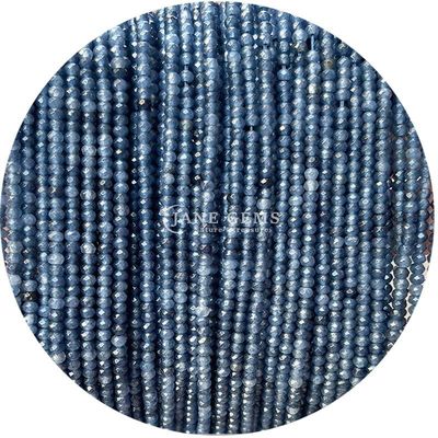 Màu trắng Đen Chalcedony đá quý hạt tinh thể tự nhiên hình dạng Abacus hình dạng hạt lỏng nhỏ cho vòng đeo tay