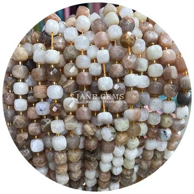Nhập khẩu kim cương tự nhiên hạt lỏng Fluorite đá tinh thể hạt lỏng Moonstone hạt lỏng spacers cho trang sức Diy