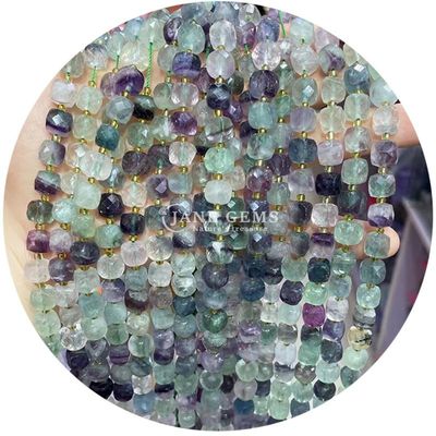 Nhập khẩu kim cương tự nhiên hạt lỏng Fluorite đá tinh thể hạt lỏng Moonstone hạt lỏng spacers cho trang sức Diy