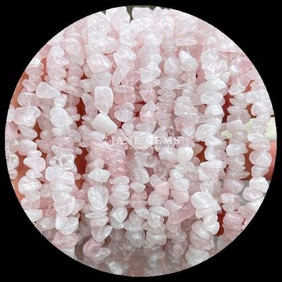 Quartz tinh khiết Amethyst đá quý hạt tinh thể tự nhiên hình dạng không đều chip sỏi đá lỏng sợi hạt cho vòng tay