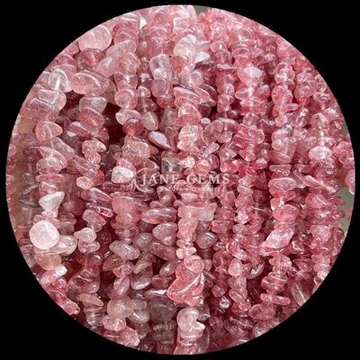 Quartz tinh khiết Amethyst đá quý hạt tinh thể tự nhiên hình dạng không đều chip sỏi đá lỏng sợi hạt cho vòng tay