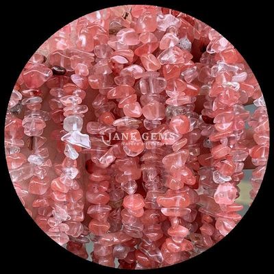 Quartz tinh khiết Amethyst đá quý hạt tinh thể tự nhiên hình dạng không đều chip sỏi đá lỏng sợi hạt cho vòng tay