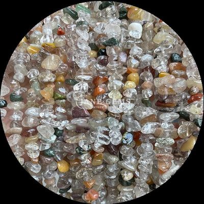 Red Agate Gems Bead Crystal tự nhiên hình dạng không đều chip đá sỏi lỏng Bead Strands cho vòng tay