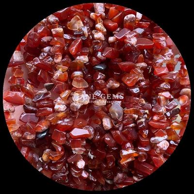 Red Agate Gems Bead Crystal tự nhiên hình dạng không đều chip đá sỏi lỏng Bead Strands cho vòng tay