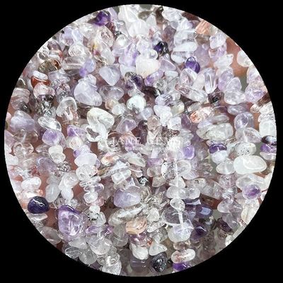 Tourmaline Garnet đá quý hạt tinh thể tự nhiên hình dạng không đều chip sỏi đá lỏng sợi hạt cho vòng tay