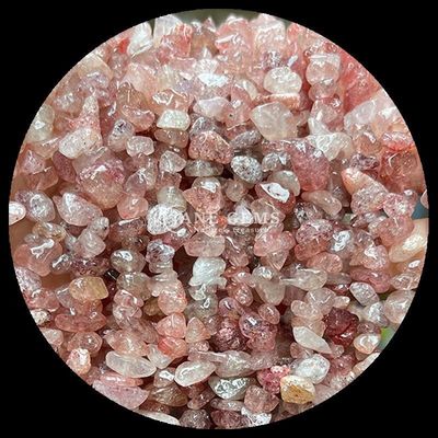 Tourmaline Garnet đá quý hạt tinh thể tự nhiên hình dạng không đều chip sỏi đá lỏng sợi hạt cho vòng tay