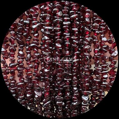 Tourmaline Garnet đá quý hạt tinh thể tự nhiên hình dạng không đều chip sỏi đá lỏng sợi hạt cho vòng tay