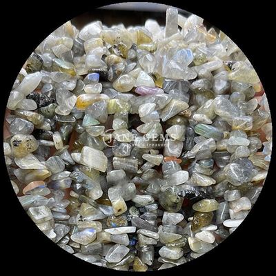 Aquamarine Fluorite đá quý hạt tinh thể tự nhiên hình dạng không đều chip sỏi đá lỏng sợi hạt cho vòng tay
