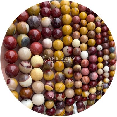 Nhập khẩu kim cương tự nhiên vòng lỏng hạt 8mm Hematite lỏng hạt Lava đá tròn Agate hạt spacers cho đồ trang sức M