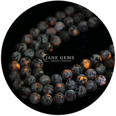 Nhập khẩu kim cương tự nhiên vòng lỏng hạt 8mm Hematite lỏng hạt Lava đá tròn Agate hạt spacers cho đồ trang sức M