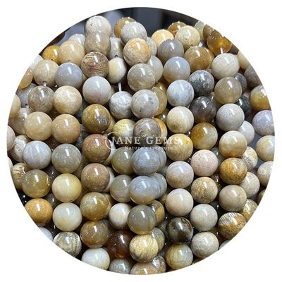Nhập khẩu kim cương tự nhiên vòng lỏng hạt 8mm Hematite lỏng hạt Lava đá tròn Agate hạt spacers cho đồ trang sức M