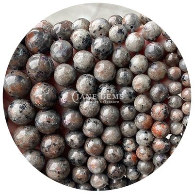 Nhập khẩu kim cương tự nhiên vòng lỏng hạt 8mm Hematite lỏng hạt Lava đá tròn Agate hạt spacers cho đồ trang sức M