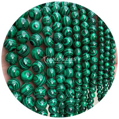 Nhập khẩu kim cương tự nhiên vòng lỏng hạt 8mm Hematite lỏng hạt Lava đá tròn Agate hạt spacers cho đồ trang sức M