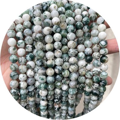 Nhập khẩu kim cương tự nhiên vòng lỏng hạt 8mm Hematite lỏng hạt Lava đá tròn Agate hạt spacers cho đồ trang sức M