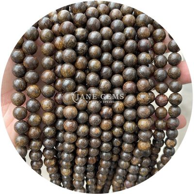 Nhập khẩu kim cương tự nhiên vòng lỏng hạt 8mm Hematite lỏng hạt Lava đá tròn Agate hạt spacers cho đồ trang sức M