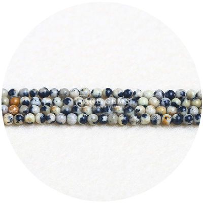 Nhập khẩu kim cương tự nhiên hạt lỏng 8mm Rhodolite hạt lỏng tròn nhiều màu Tourmaline hạt phân cách cho đồ trang sức