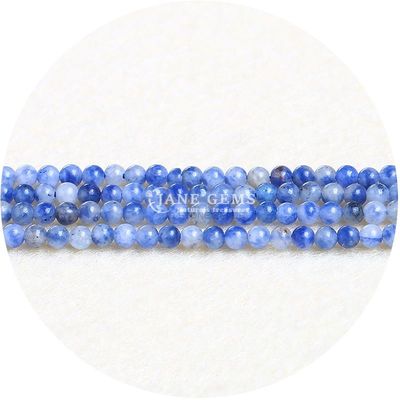 Nhập khẩu kim cương tự nhiên hạt lỏng 8mm Rhodolite hạt lỏng tròn nhiều màu Tourmaline hạt phân cách cho đồ trang sức